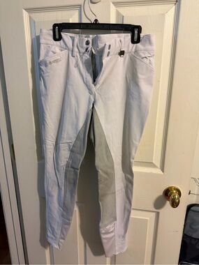 Romfh White Equestrian Riding Breeches